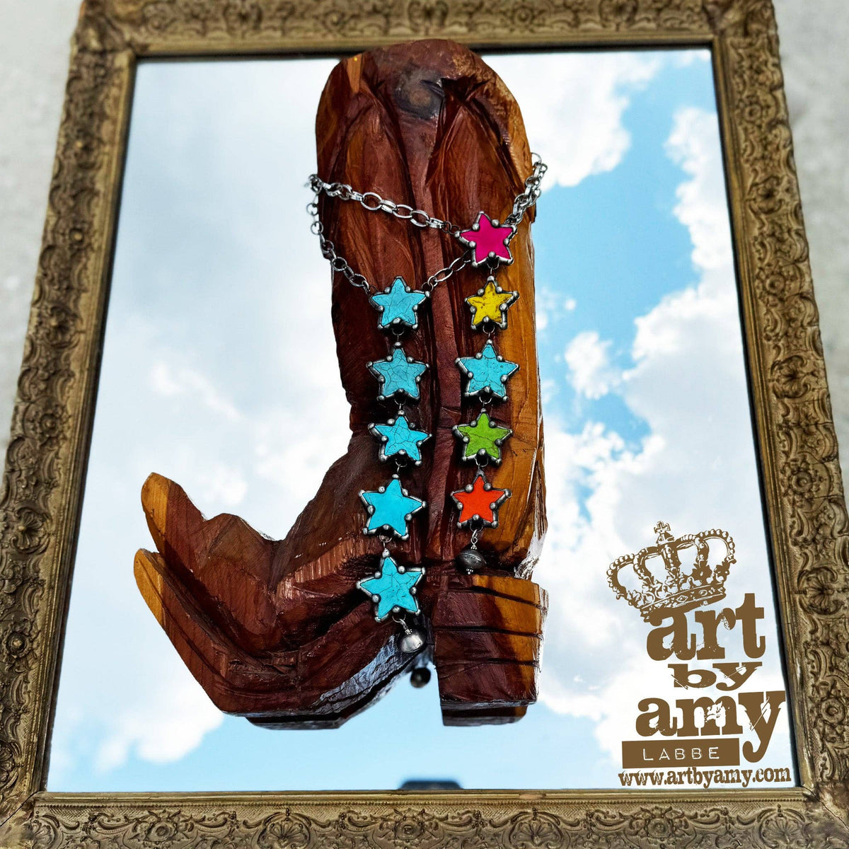Star Drop Choker: Turquoise