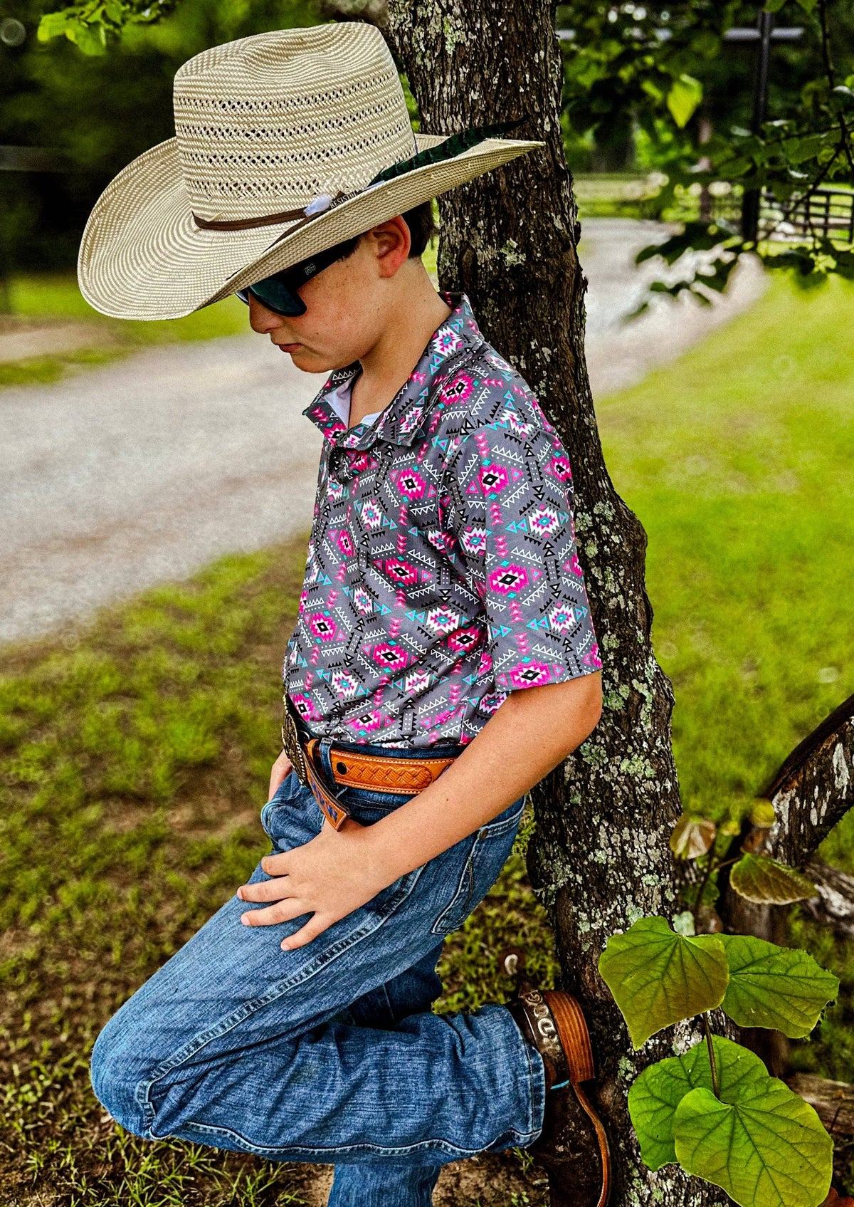 Youth Southwestern Polo