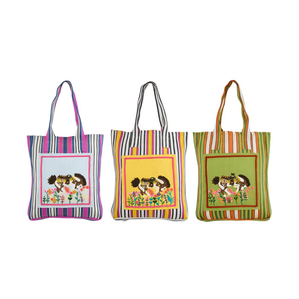Bucking Horse Recycled Mesh Tote Bag