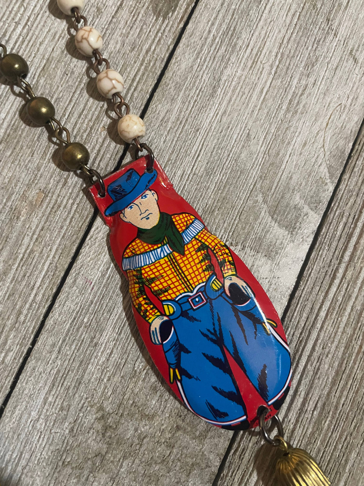 Retro western necklace 