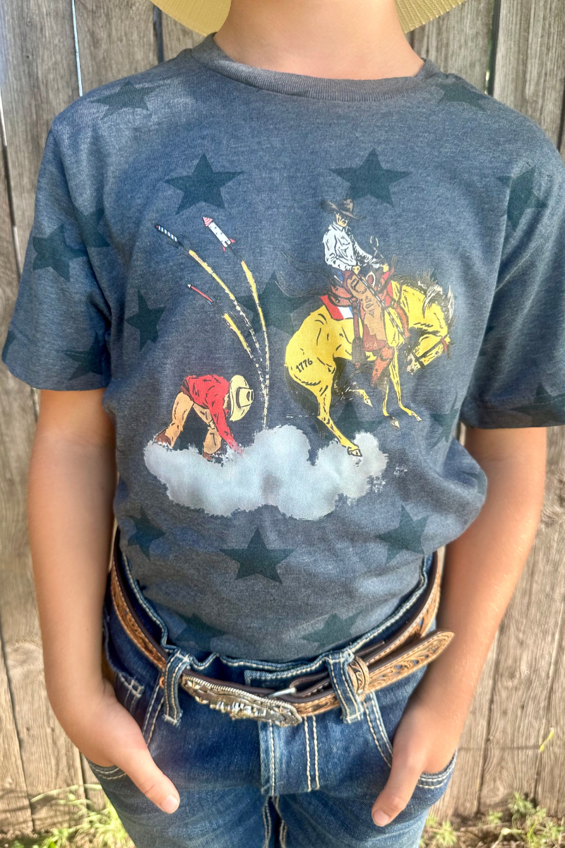 Bold Stripes and Bright Stars Kids Tee