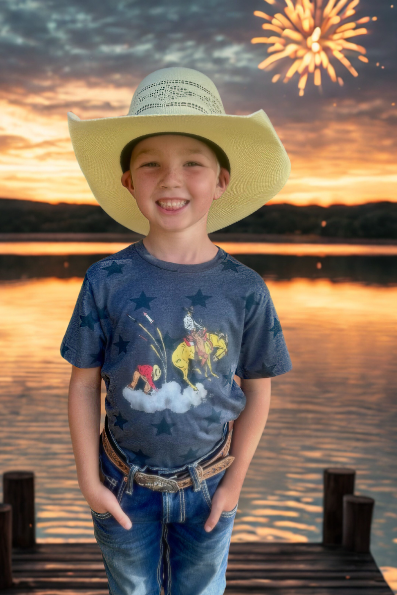 Bold Stripes and Bright Stars Kids Tee