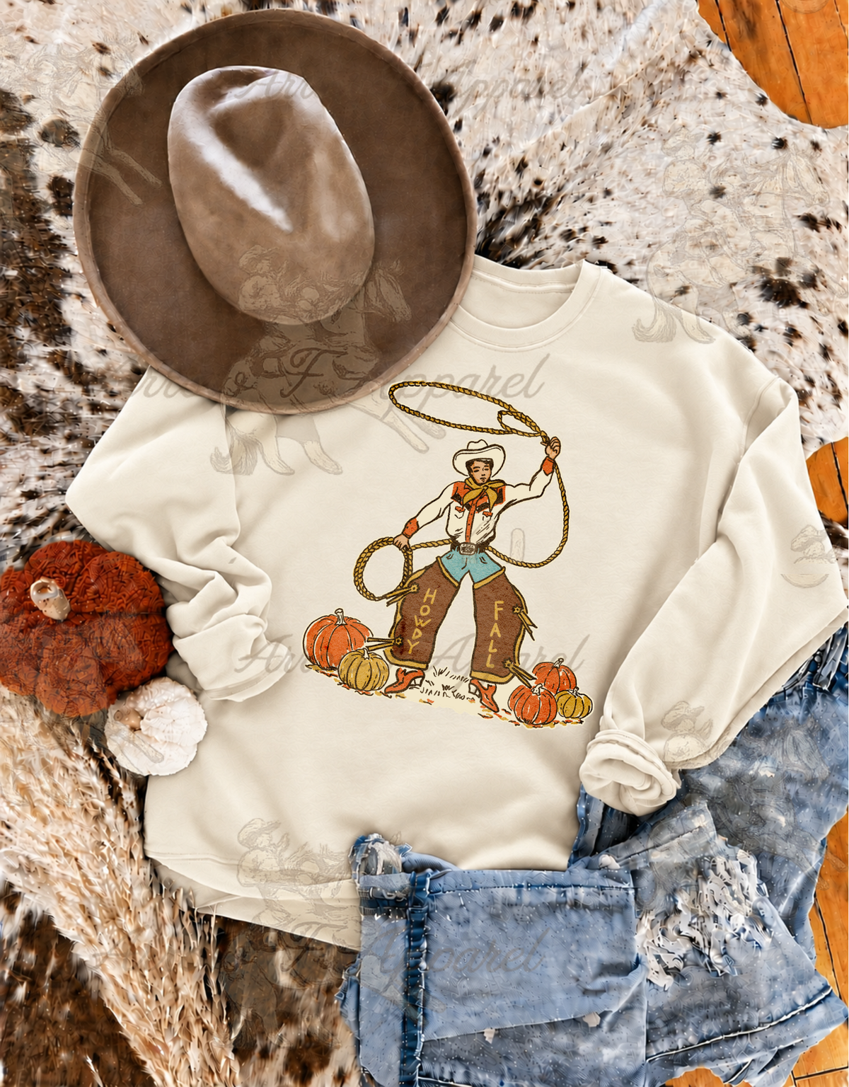 Howdy Fall Cowboy Tee