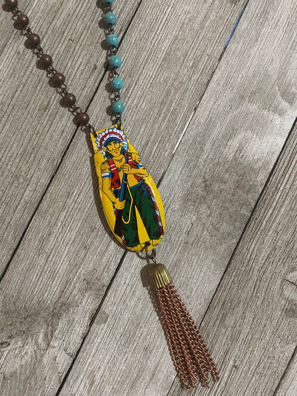 Retro western necklace 