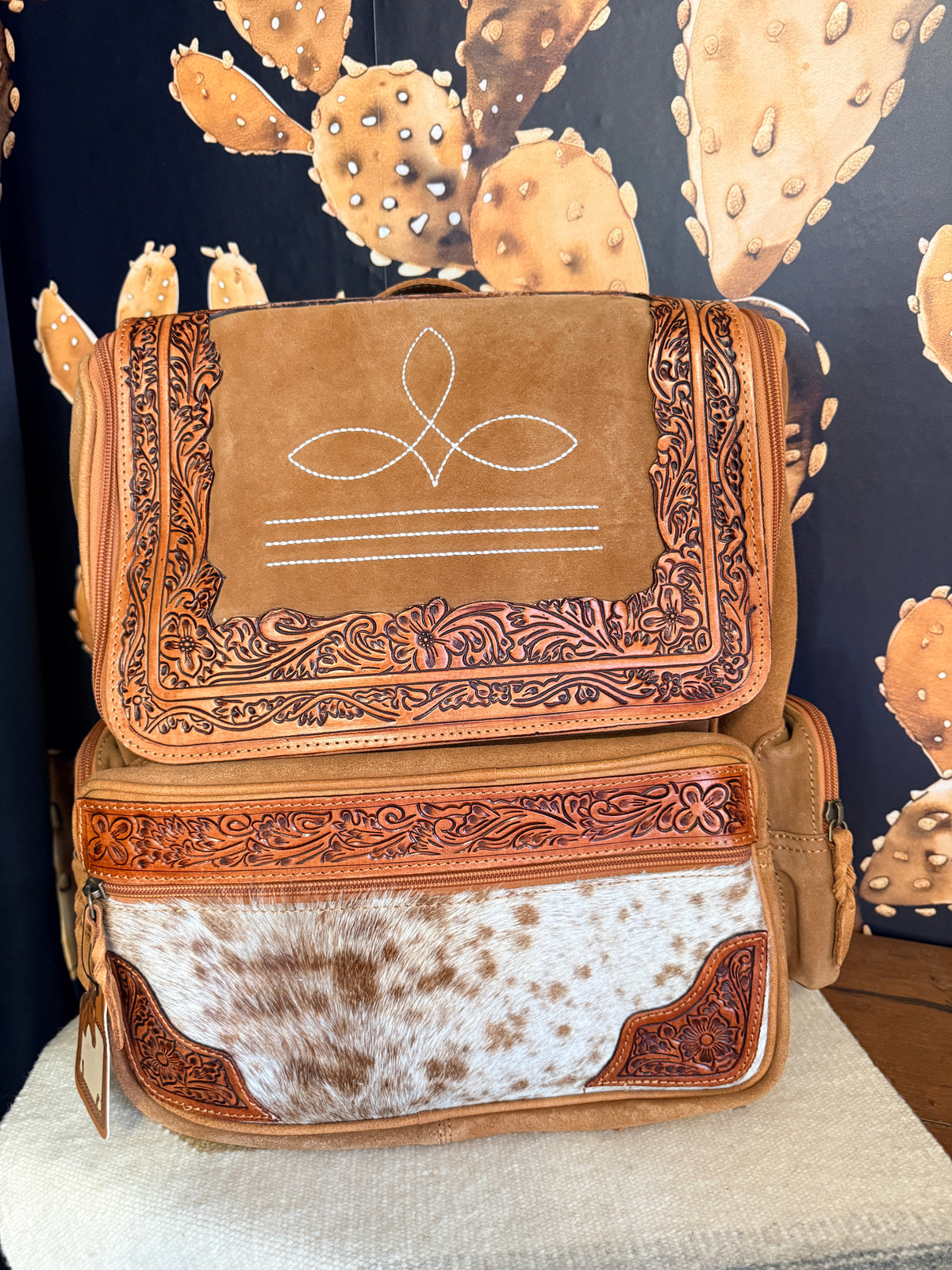 Boot Stitch Backpack/Diaper Bag