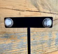 Howlite Circle Stud
