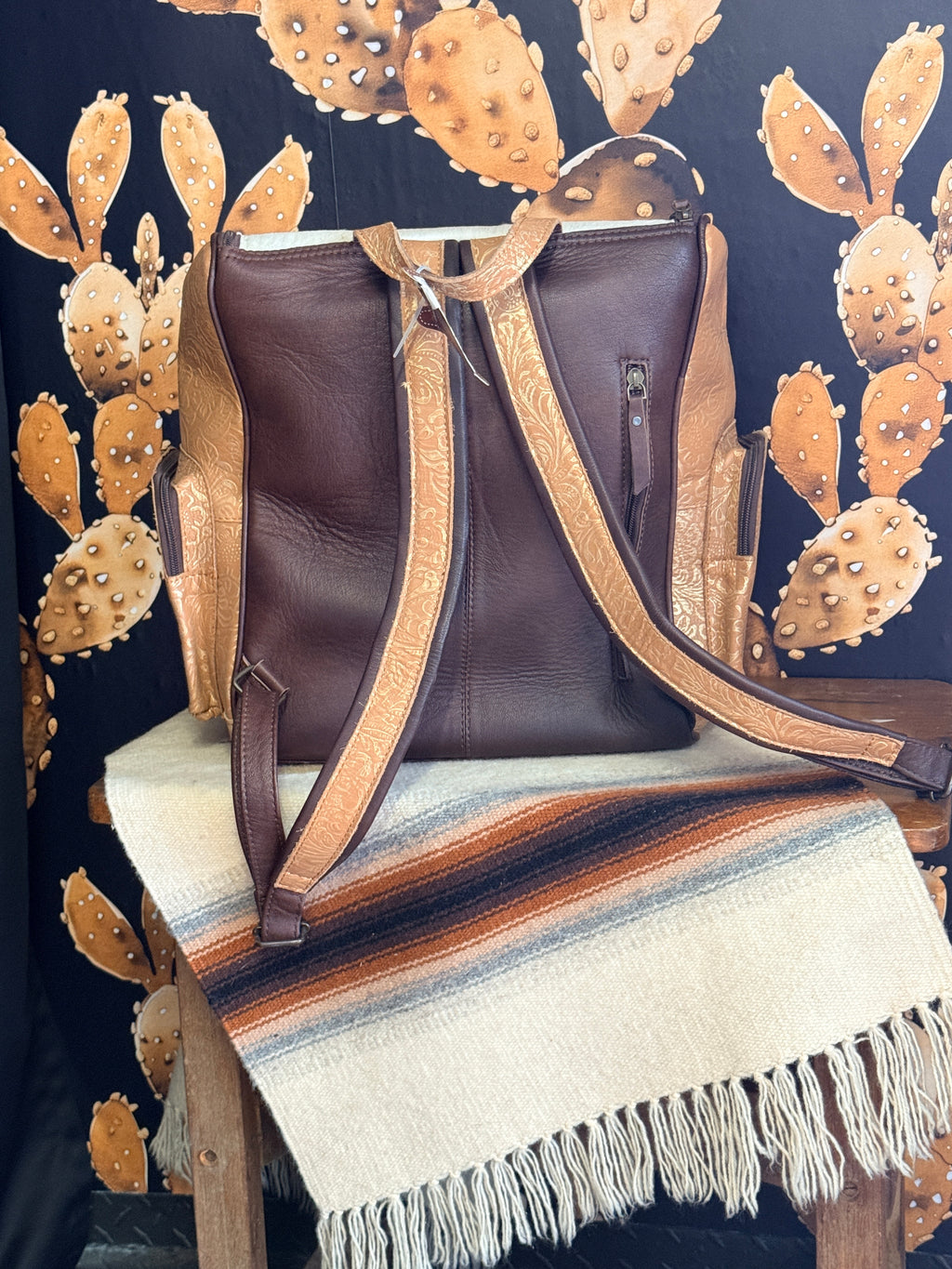 Gold Foil Backpack/Diaper Bag