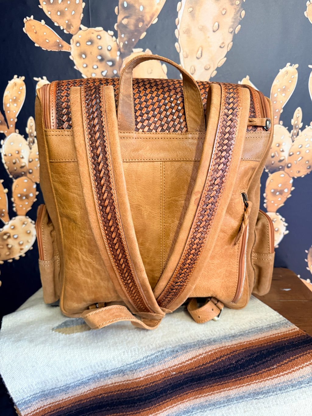 Boot Stitch Backpack/Diaper Bag