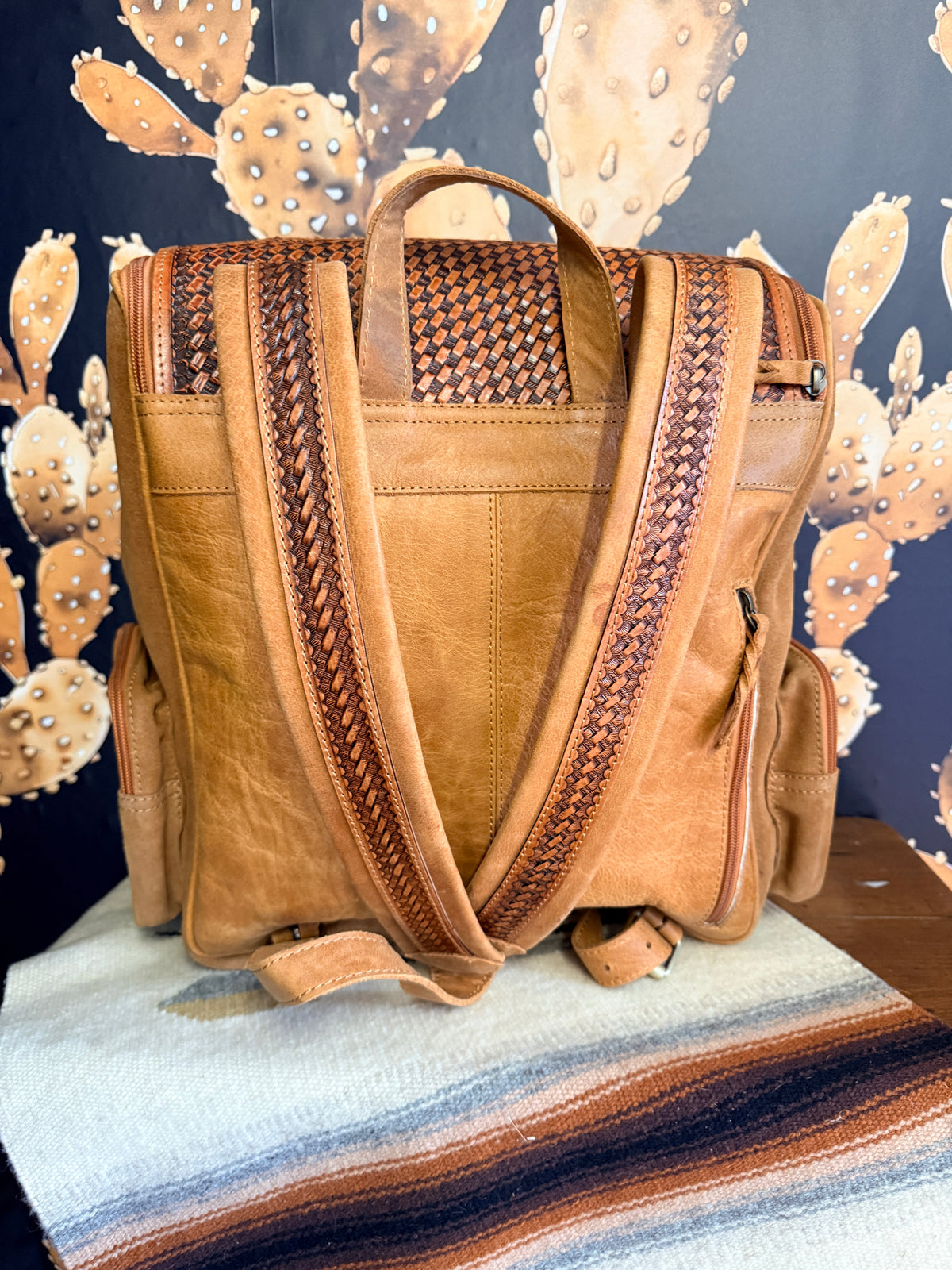 Boot Stitch Backpack/Diaper Bag