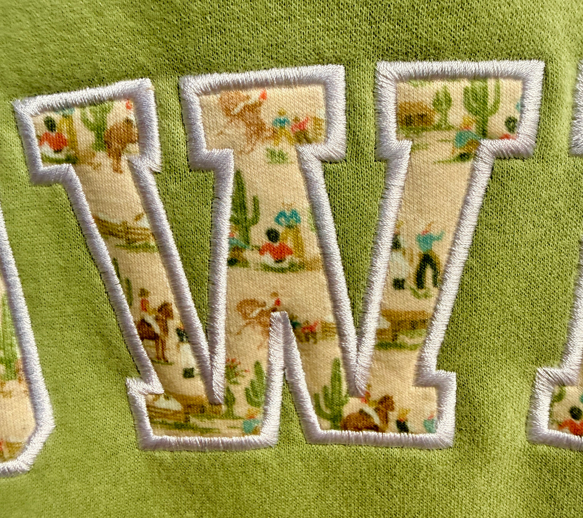 Green Howdy Oversized Sweatshirt
