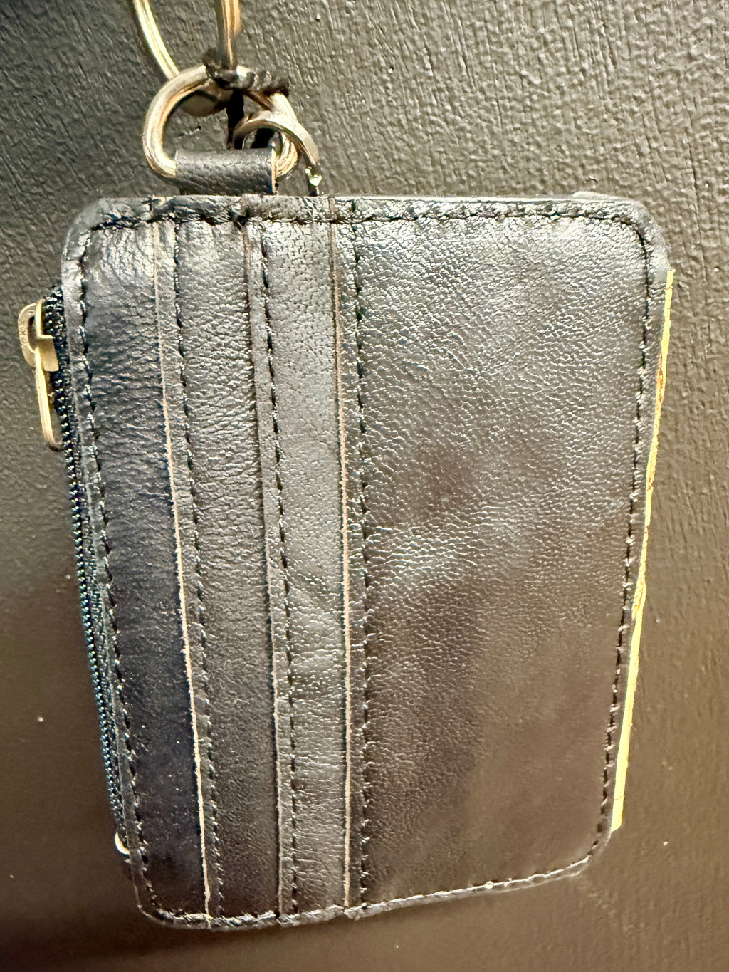 Wristlet w/ Natural Tooled Front