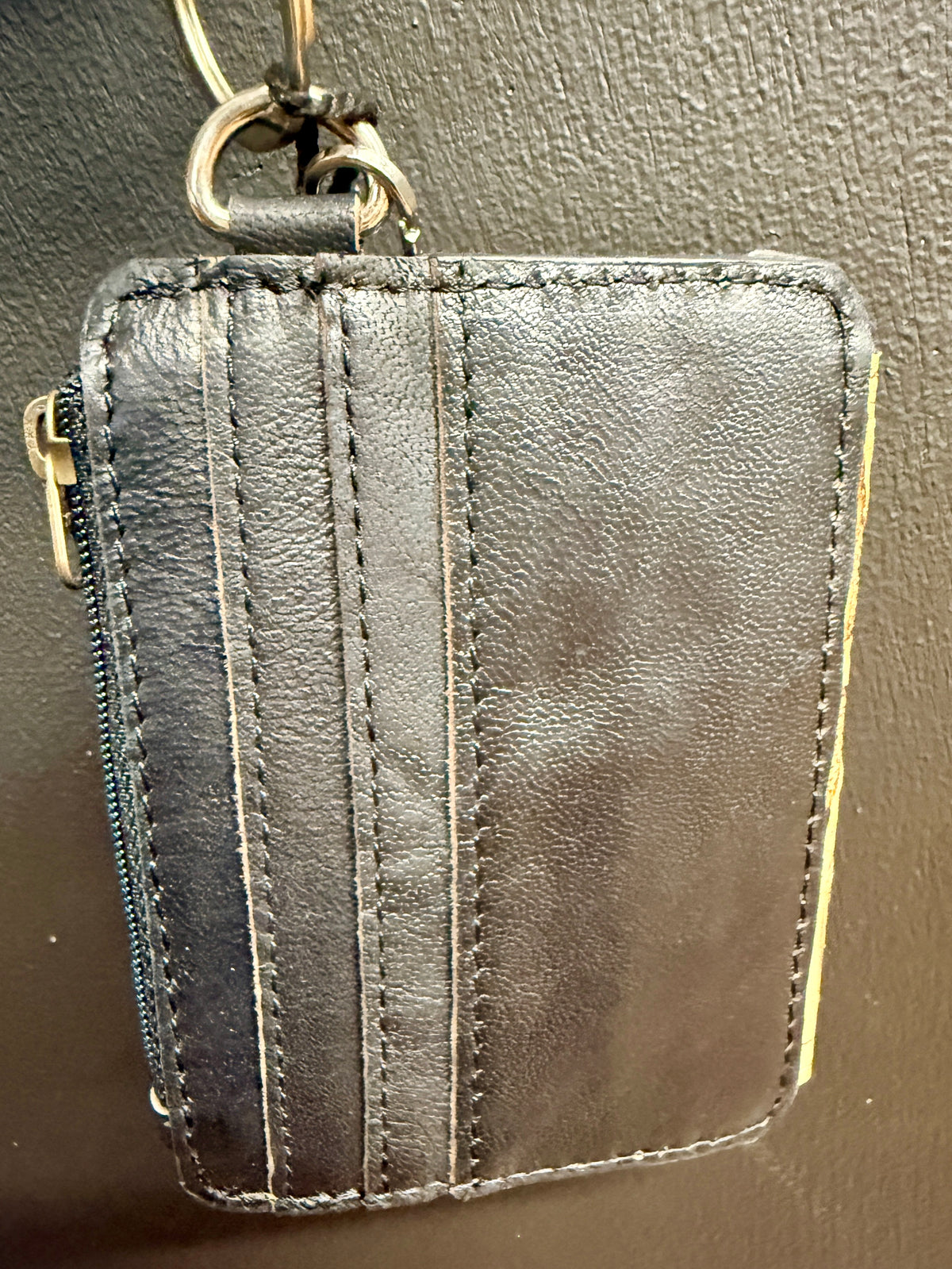 Wristlet w/ Natural Tooled Front