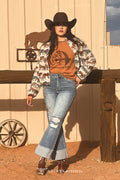Bronco Cuffed Cropped Straight Leg Jeans