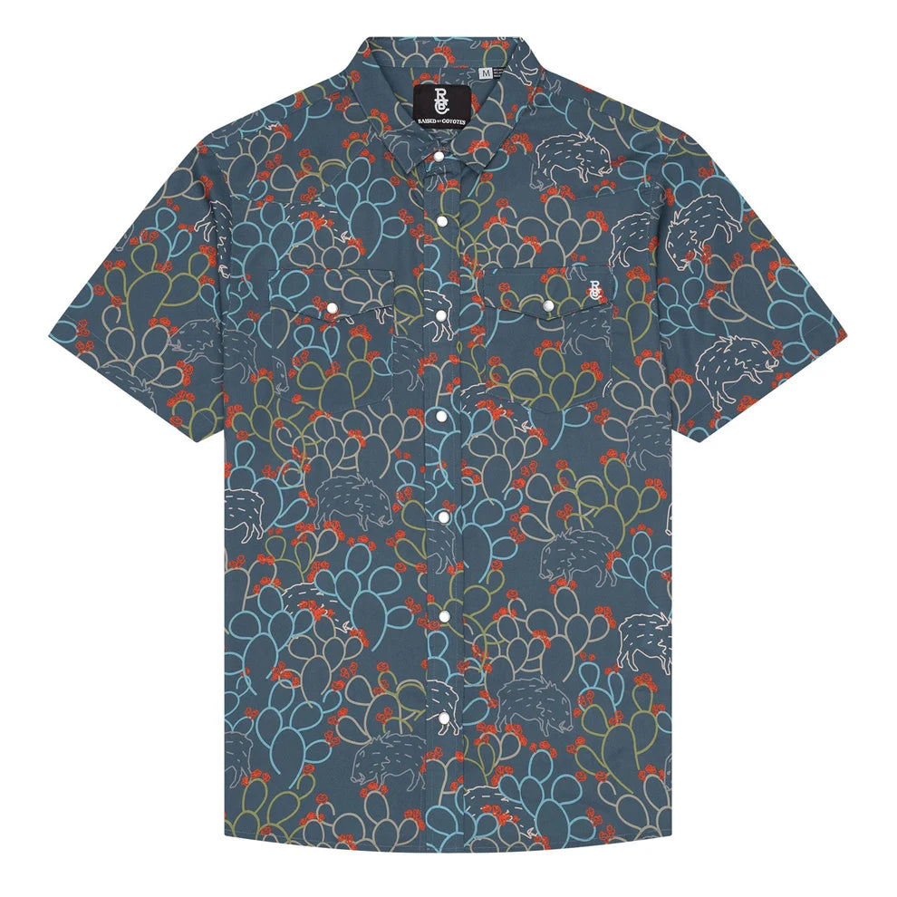 Javelina Paradise Pearl Snap Short Sleeve
