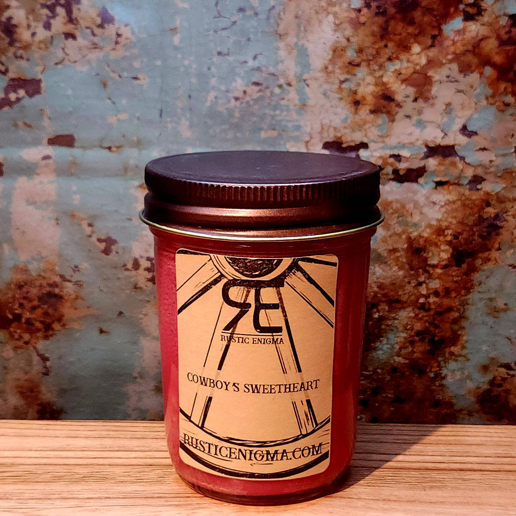 Cowboy's Sweetheart | Handmade Western Candle