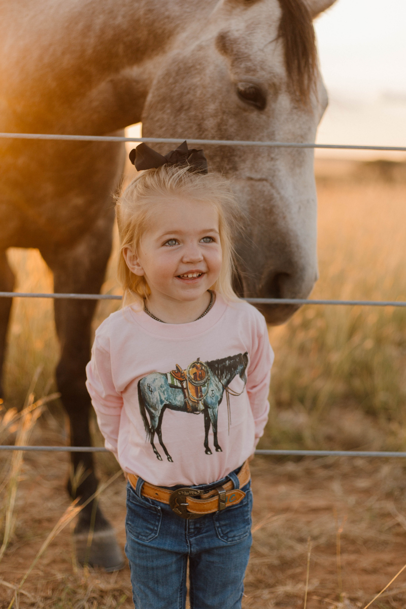Mini Blu Roan Belle Long Sleeve Tee