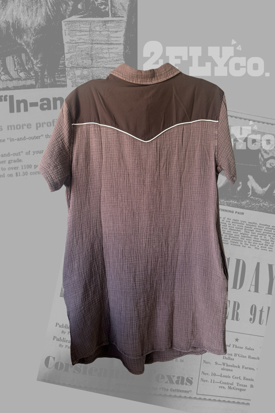 RANK RETRO DRESS - MOCHA