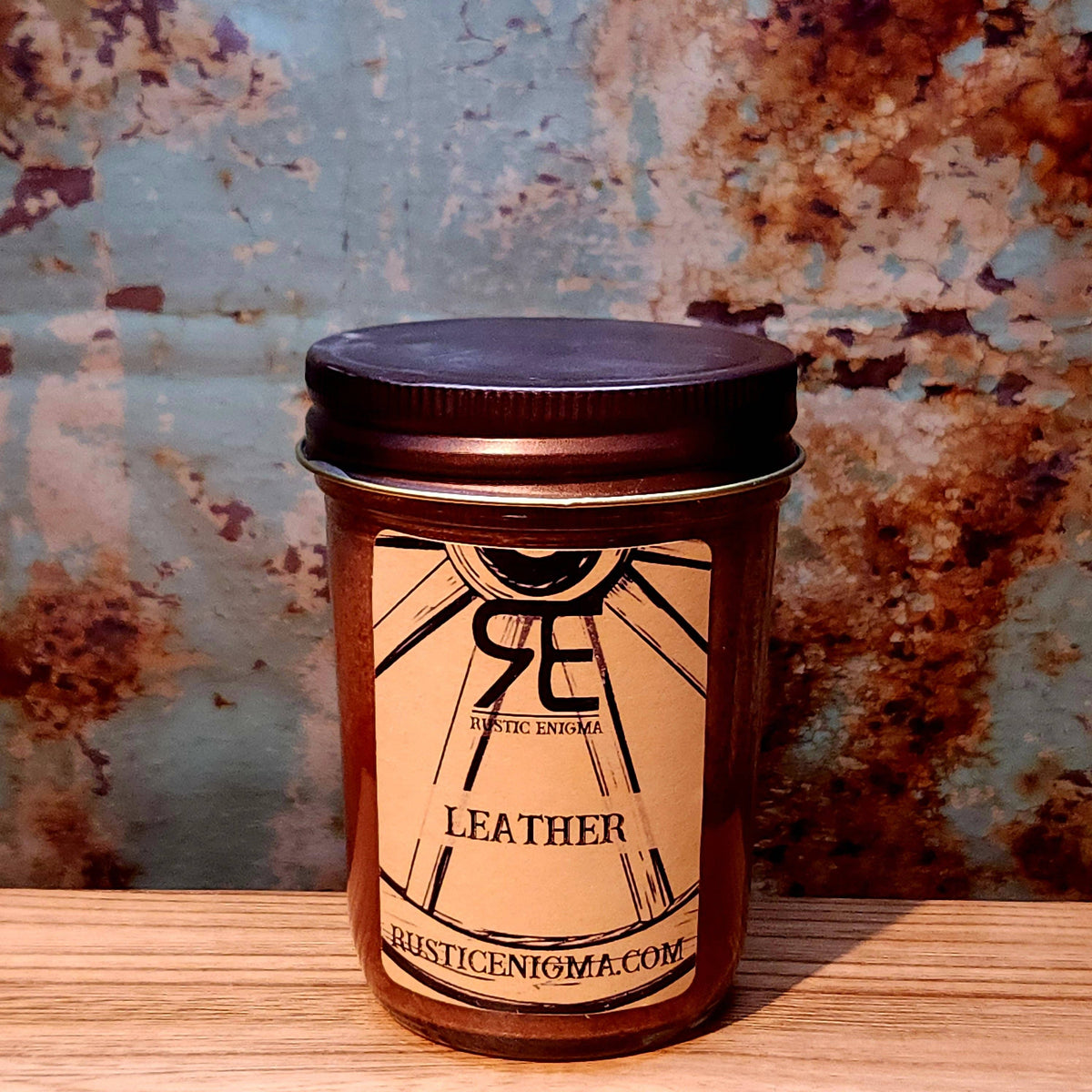 Leather | Handmade Western Candle