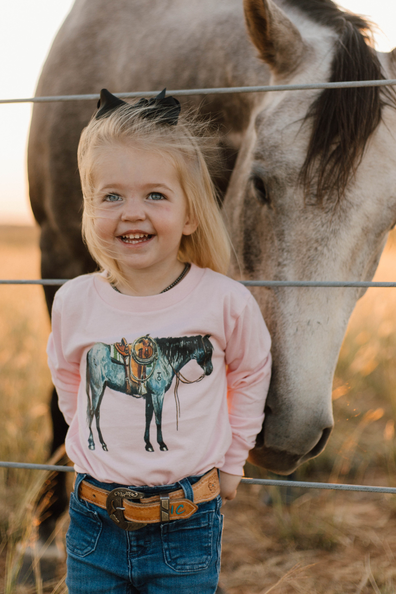 Mini Blu Roan Belle Long Sleeve Tee