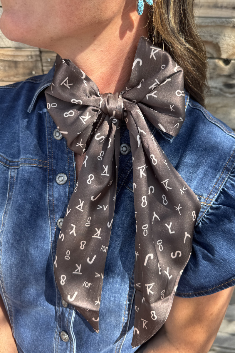 Ranch Stamped Latigo: O/S