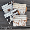 Cowhide Credit Card Holder, Slots front and back