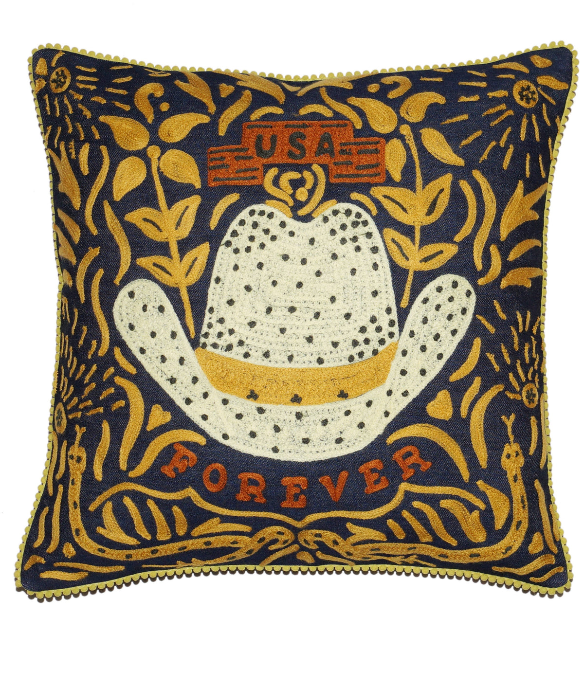 Stetson Rider Hat Pillows 18x18"