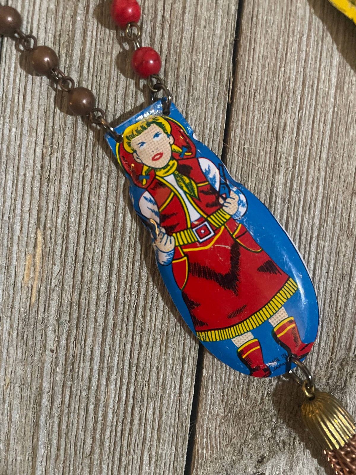 Retro western necklace 