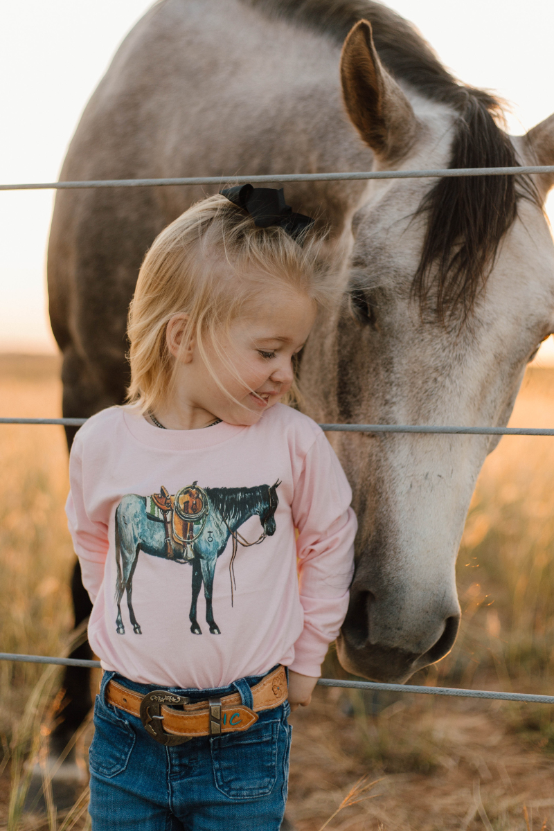 Mini Blu Roan Belle Long Sleeve Tee