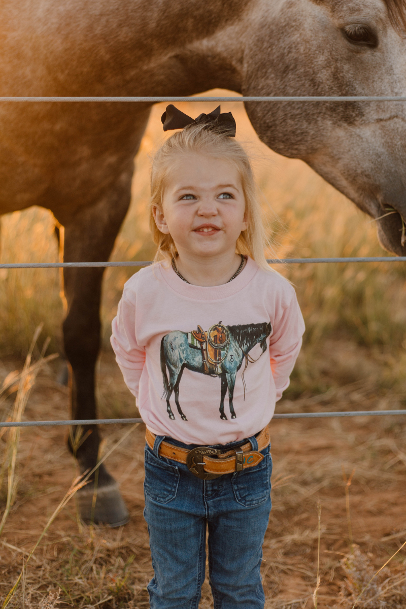 Mini Blu Roan Belle Long Sleeve Tee